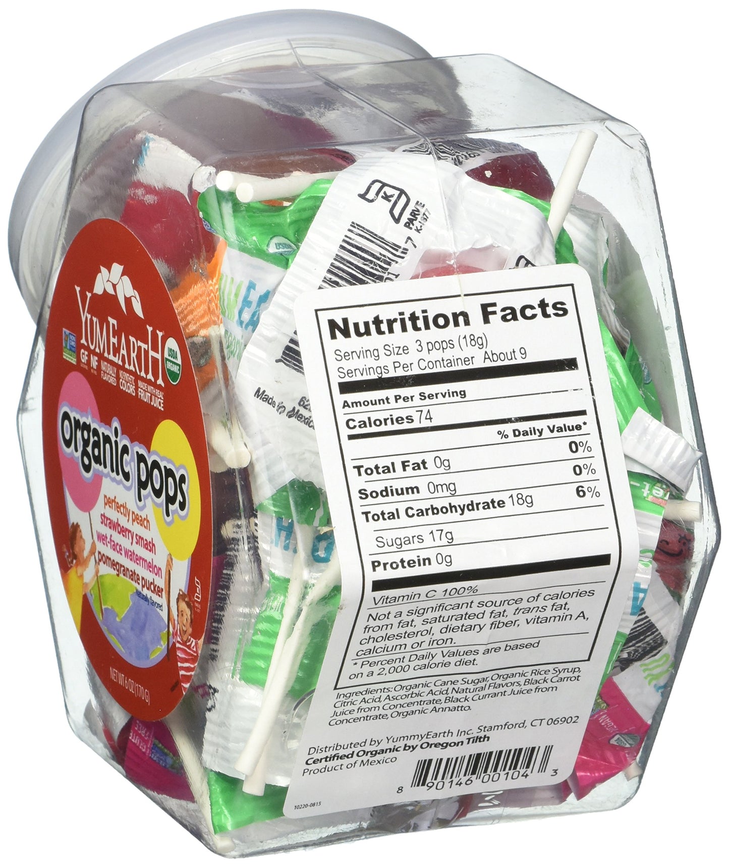 Yummy Earth Lollipops, Organic Assorted Flavors, 30 ea