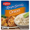 Lipton Recipe Secrets Soup And Dip Mix, Onion Flavor, 2 Oz 6 Count