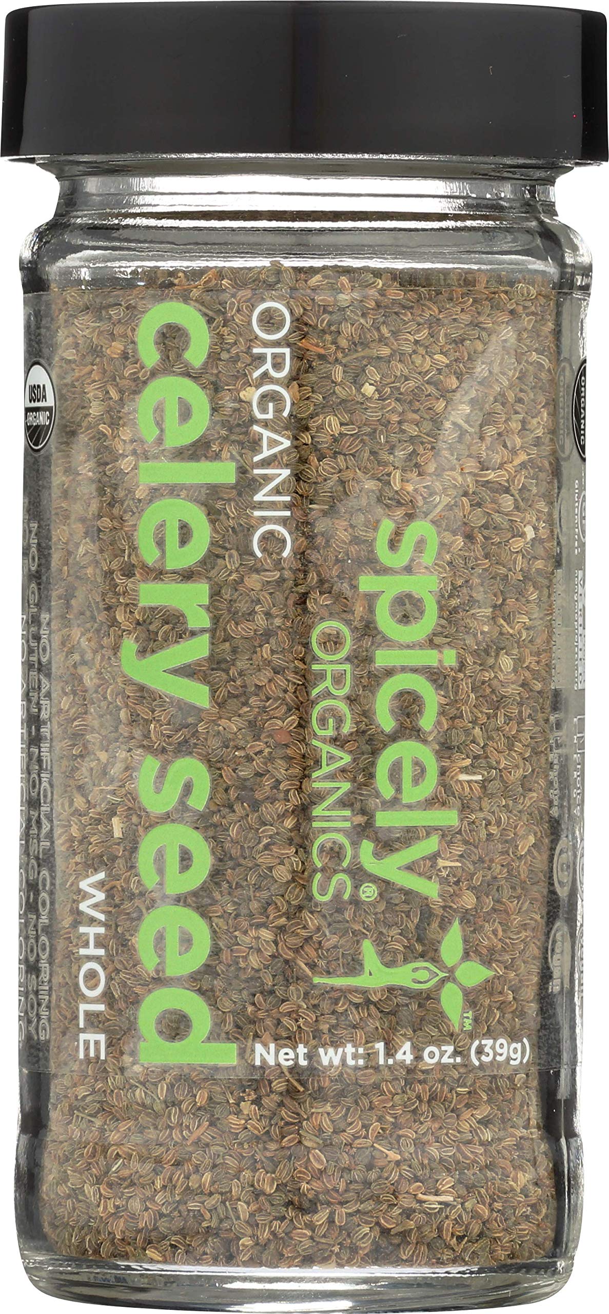 Spicely Organic Celery Seeds, Certified Gluten Free, 1.4 Oz Pack