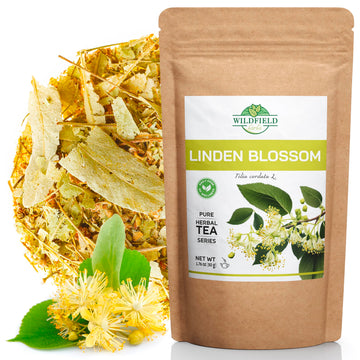 1.8 Oz. Linden Tea Dried Linden Flower Tea Herbal (Tilia Cordata) - 50G Linden Flowers Tea Herb Lipa