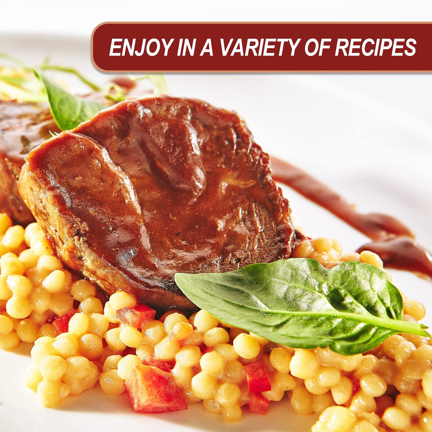 Barons Original Israeli Couscous Toasted Pasta | 100% Natural Pearled Noodles For Salads, Soups & Side Dishes | Cooks In 10 Minu