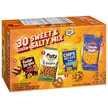 Keebler Cookies and Crackers, Variety Pack, 30 Ct. (Pack of 2)