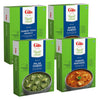 Gits Ready To Eat Paneer Combo 1140G (Matar Paneer Palak Paneer Paneer Tikka Masala Paneer Makhani - 285G Each)