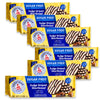 Voortman Fudge Striped Shortbread - Sugar Free Cookies - Baked with Real Cocoa - Variety Pack - 6 Packs Total