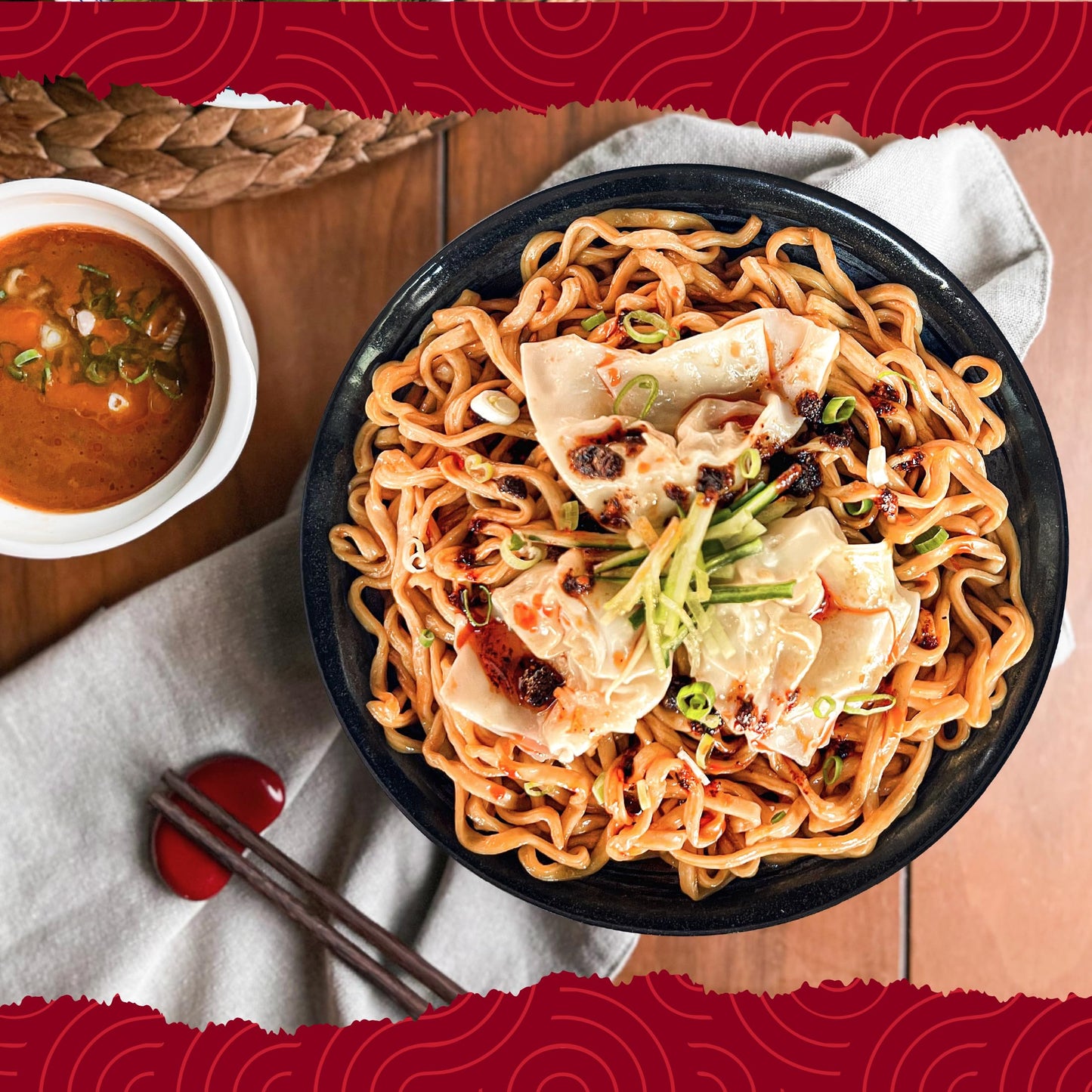 A-Sha Meteor Dan Dan Noodle with Spicy Soy Sauce and Sesame Paste 12 Packs Gourmet Asian Taiwanese Healthy Instant Ramen Noodles