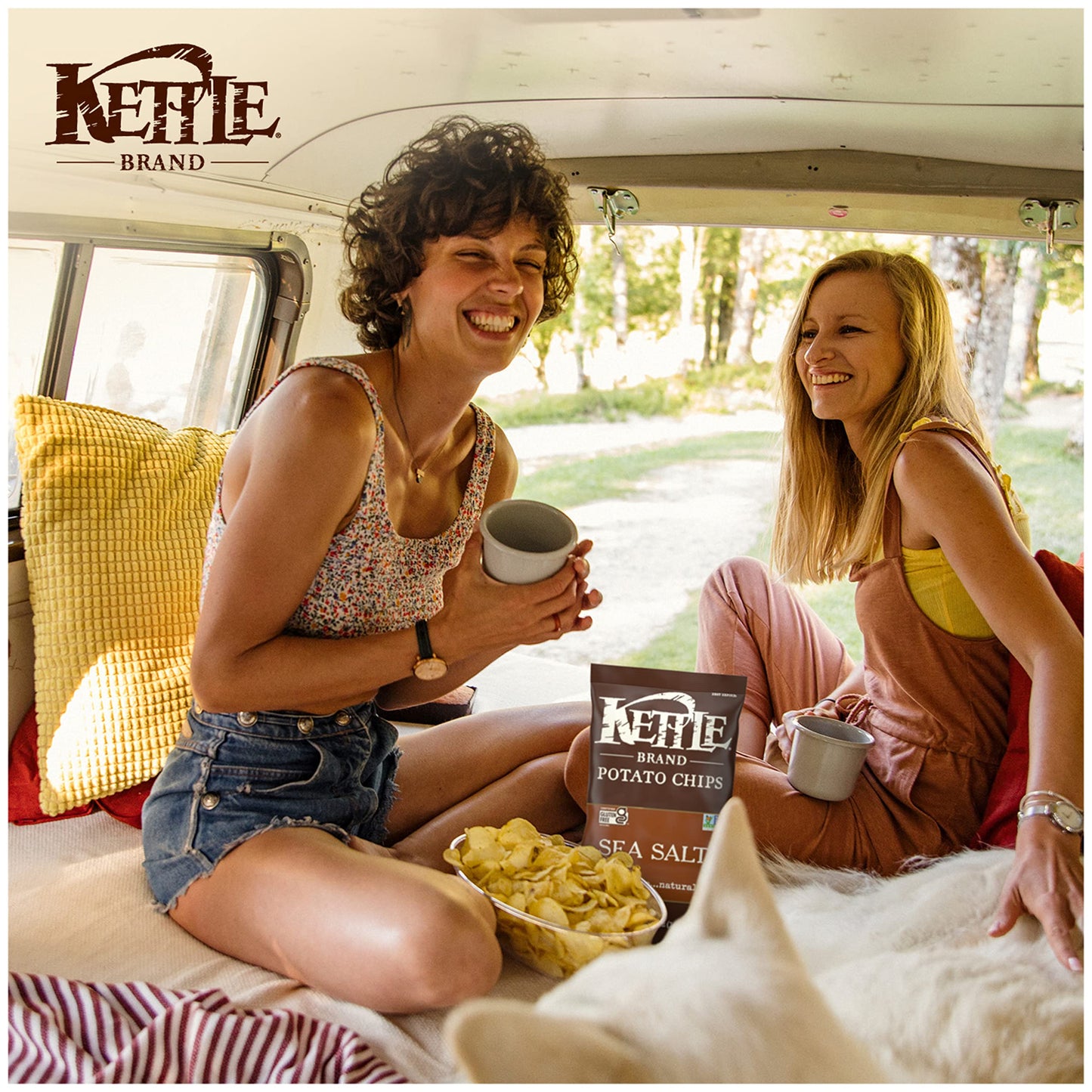 Kettle Brand Potato Chips, Sea Salt Kettle Chips, 5 Oz