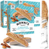 Nonni'S Cinnamon Coffee Cake Biscotti Italian Cookies - 3 Boxes Italian Biscotti Almond Cookies W/Cinnamon Streusel Icing - Bisc