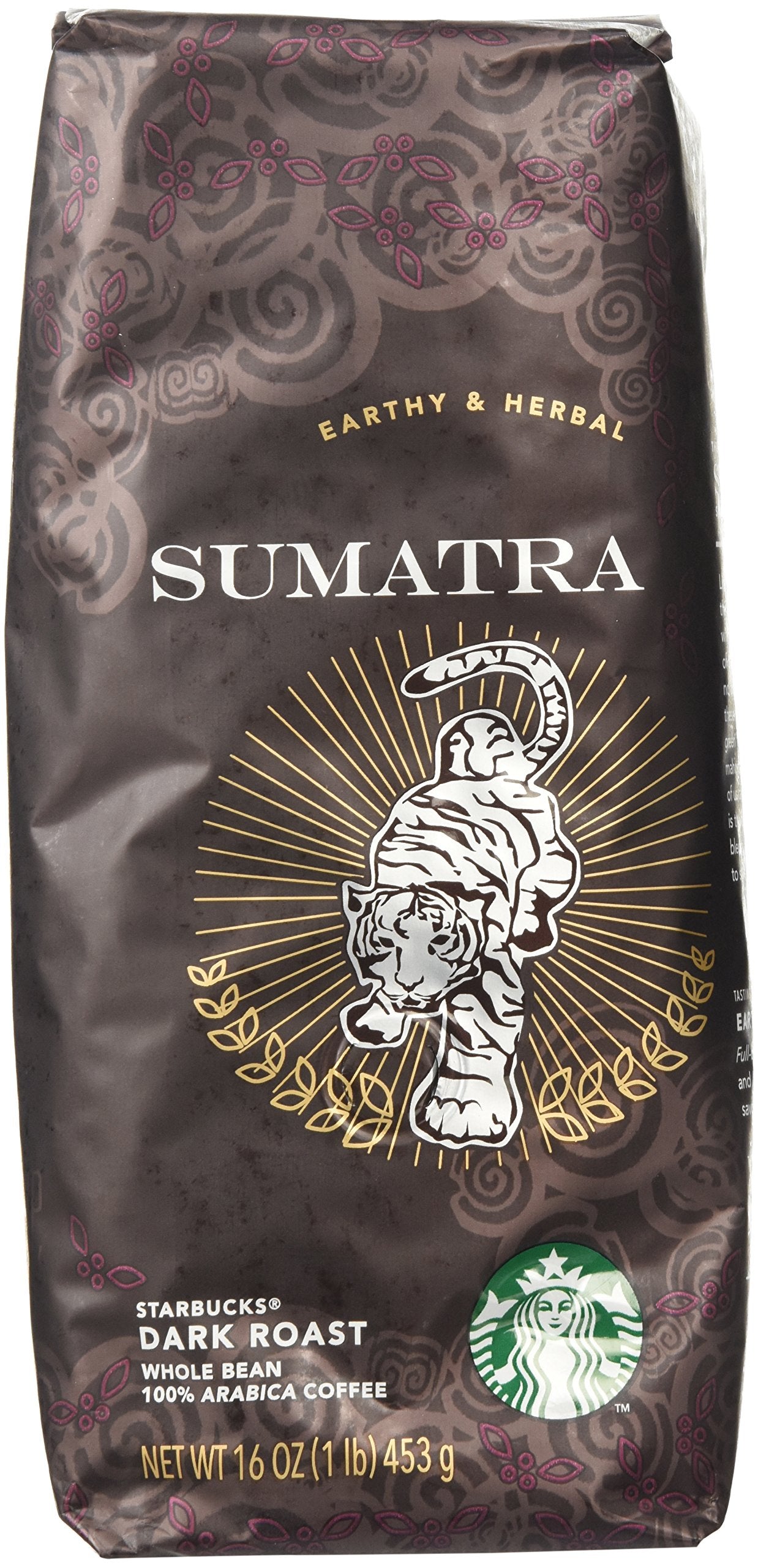 Starbucks Sumatra, Whole Bean Coffee (1Lb)