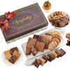 Broadway Basketeers Deluxe Condolence Sympathy Gift Baskets, Fresh Baked Assorted Brownies & Cookies Gift Box, Individually Wrap