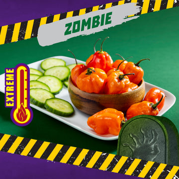 Takis Zombie 18 pc / 1 oz Multipack Habanero & Cucumber Flavored Extreme Spicy Rolled Tortilla Chips