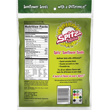Spitz Dill Pickle Flavored Sunflower Seeds, 6 oz Bag (Pack of 12)