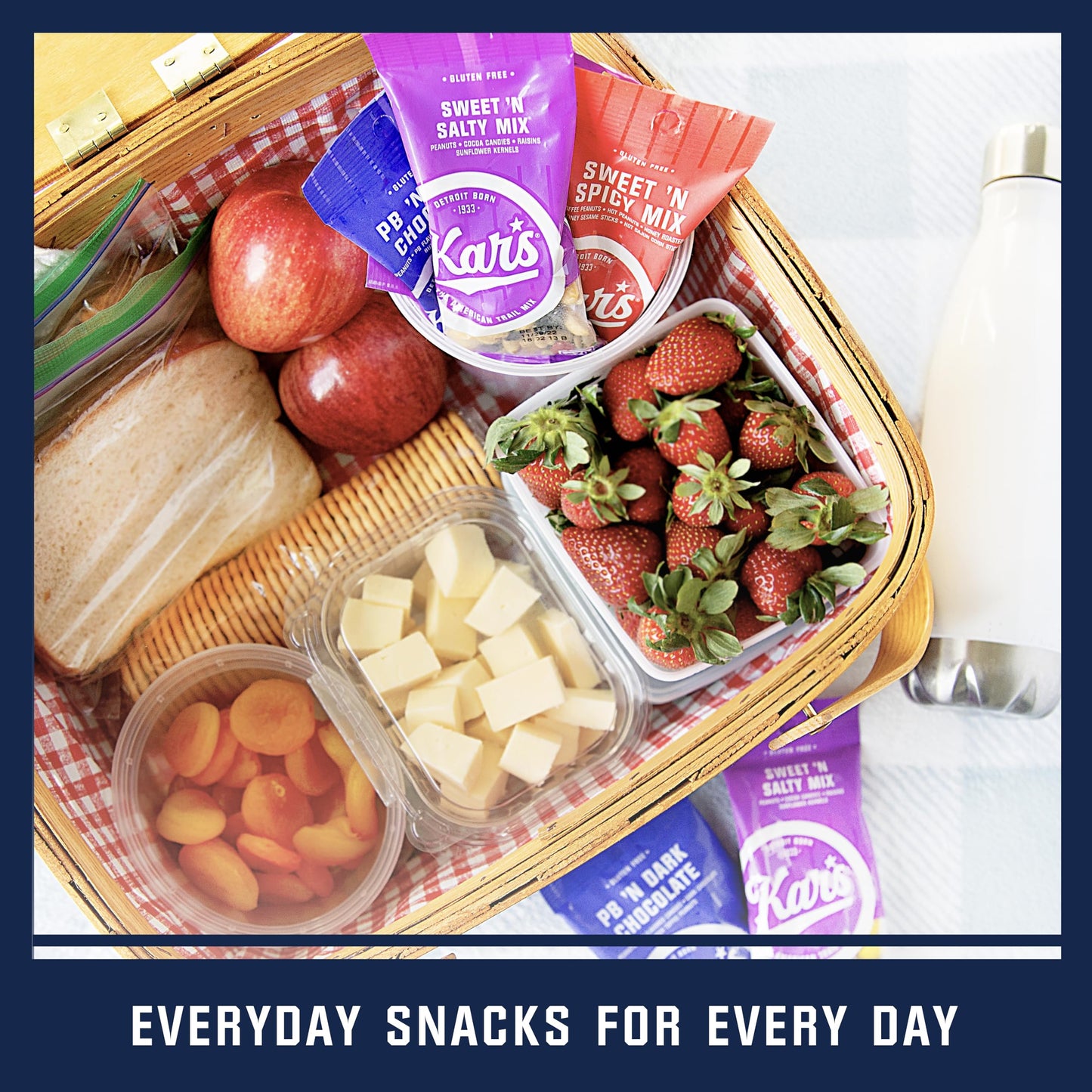 Kars Nuts Roasted & Salted Peanut Snacks, 2 Oz Individual Snack Packs - Bulk Pack Of 72, Gluten-Free Snacks