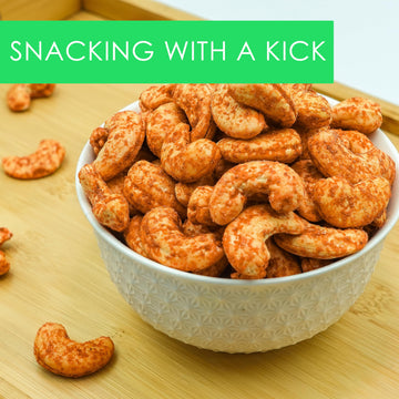 Hot & Spicy Chipotle Flavored Cashews 24 Oz Resealable Pouch | Bold & Crunchy Snack | Gourmet Seasoned Nuts | Perfect For Partie