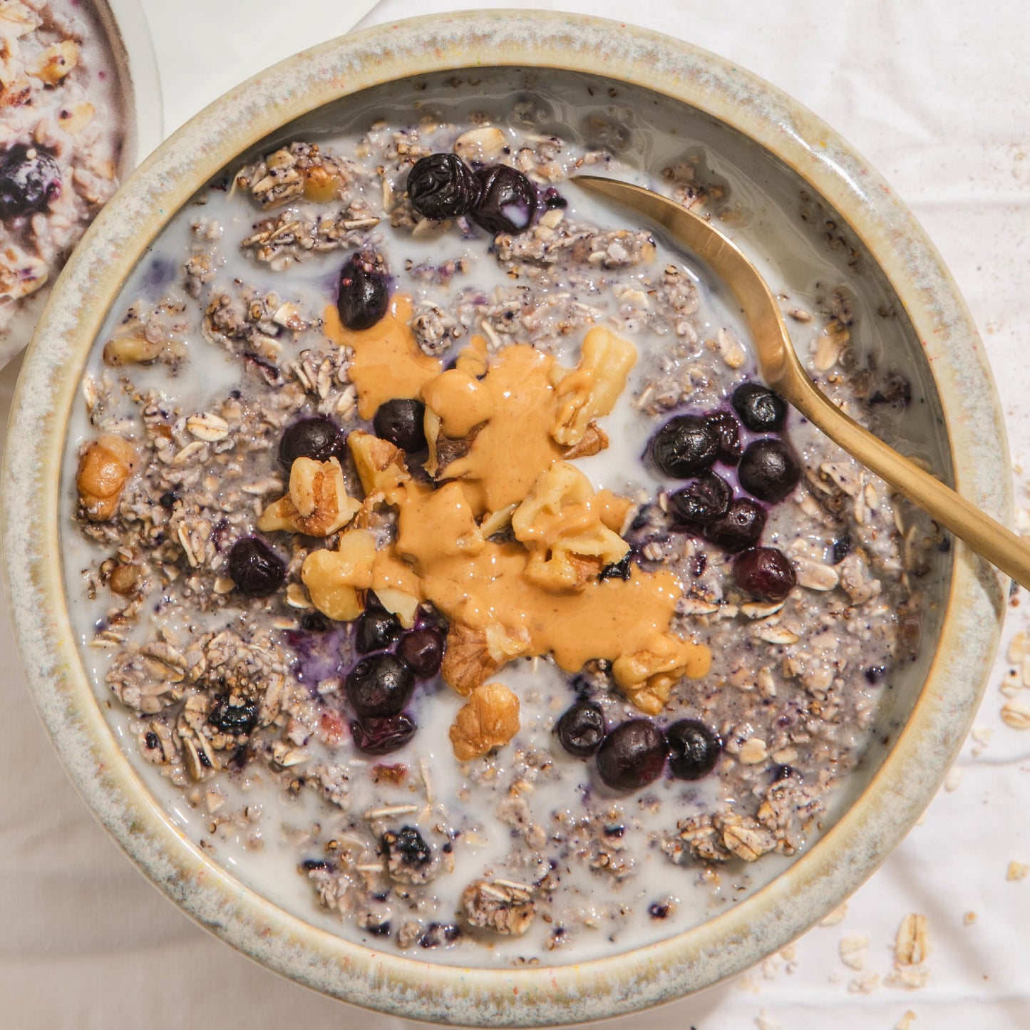 Purely Elizabeth Blueberry Walnut Superfood Oatmeal Pouch, Gluten-Free, 8oz