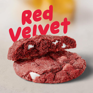 Betty Crocker Soft Baked Cookie Mix, Red Velvet, 17.1 oz, Holiday Baking