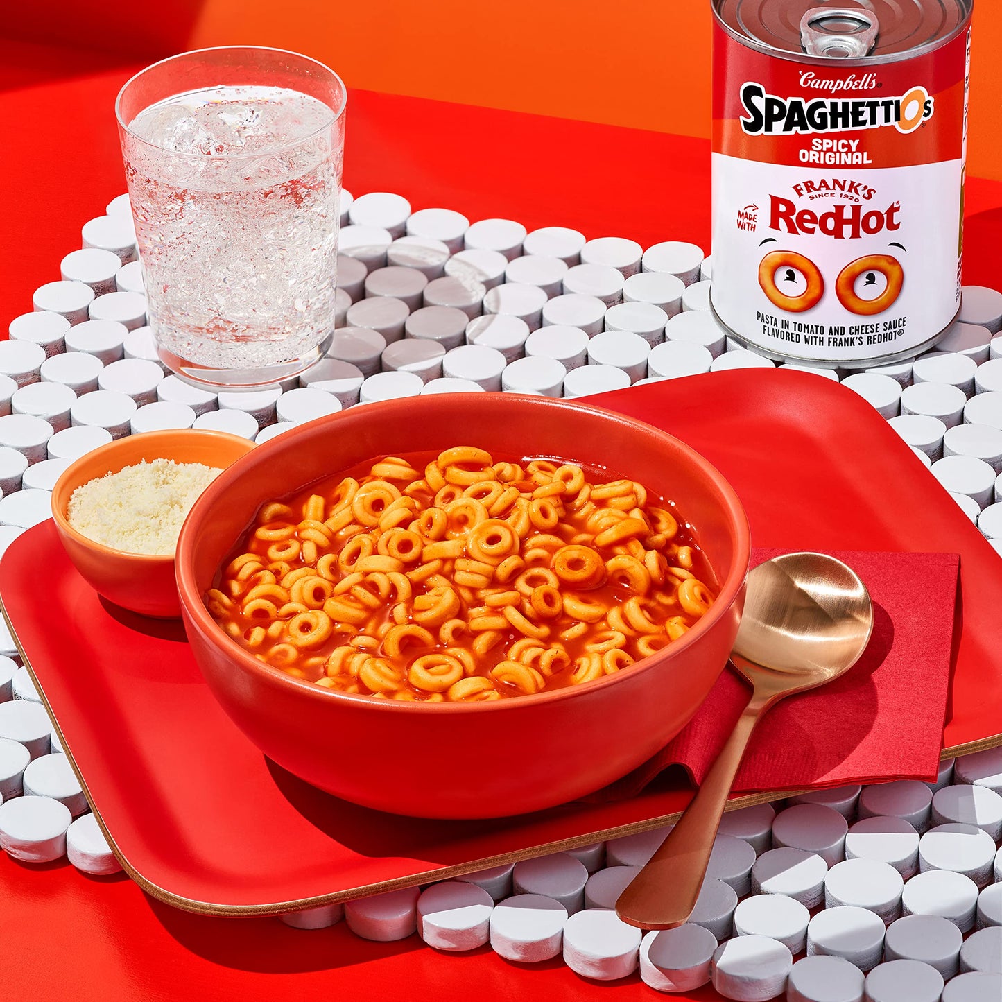 Spaghettios Spicy Original Made With Frank'S Redhot, Canned Pasta, 15.8 Oz Can (Pack Of 12)