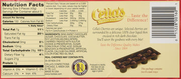 Cellas Dark Chocolate Covered Cherries, 16 Count (Pack of 1)0.47 pounds