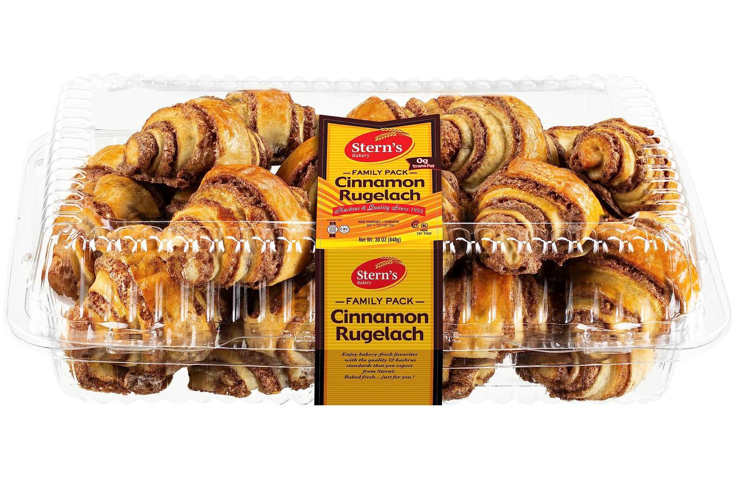 Cinnamon Rolls | Cinnamon Buns | Breakfast Pastry | Approx 20 Rugelach Pastries Cinnamon Croissants | Preservative Free & No Col