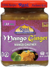 Rani Mango & Ginger Chutney, Vegan, Gluten Free, 10.5oz Glass Jar, All Natural, NON-GMO