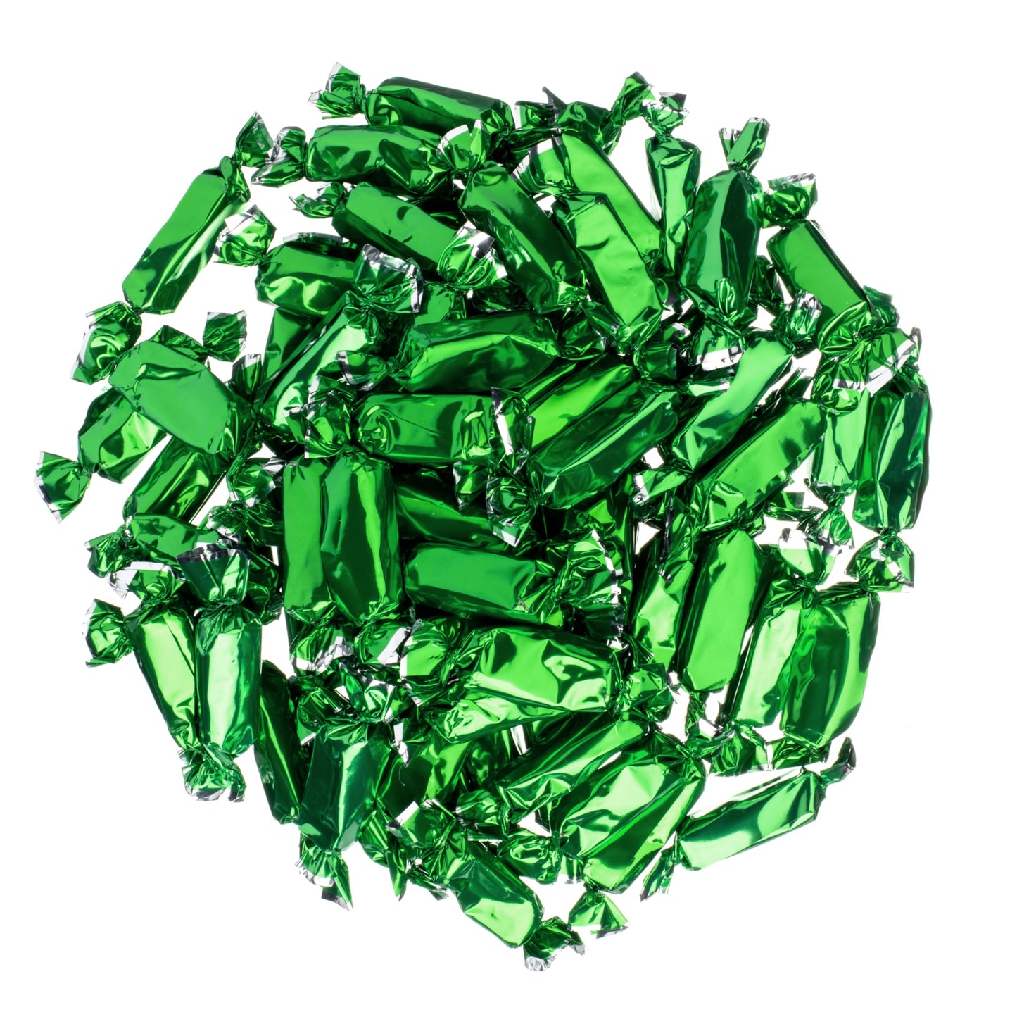 Candy Envy - Individually Wrapped Caramels - Green Wrapper - 2 Pound Bulk Green Candy