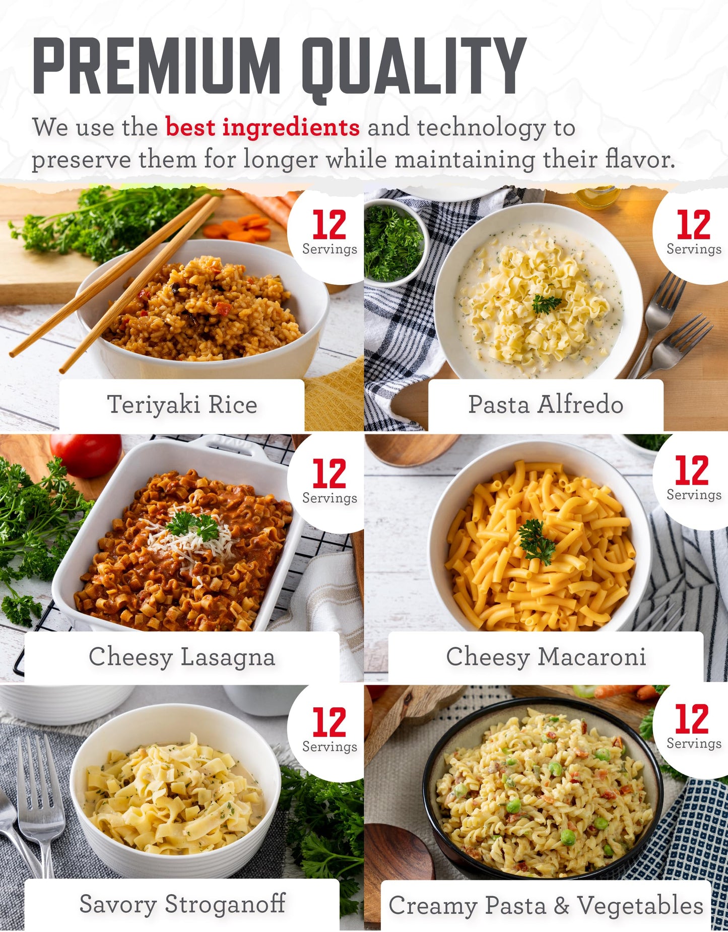 READYWISE - Emergency Food Supply Bucket, 120 Servings, MRE Meal Food Supply, Premade, Freeze Dried Survival Food for Hiking, Ad