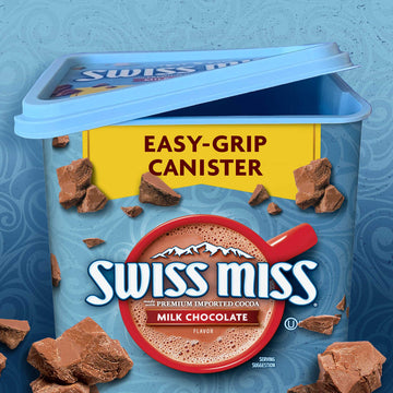 Swiss Miss Milk Chocolate Flavor Hot Cocoa Mix Canister, 38.27 Oz. (Pack Of 5)