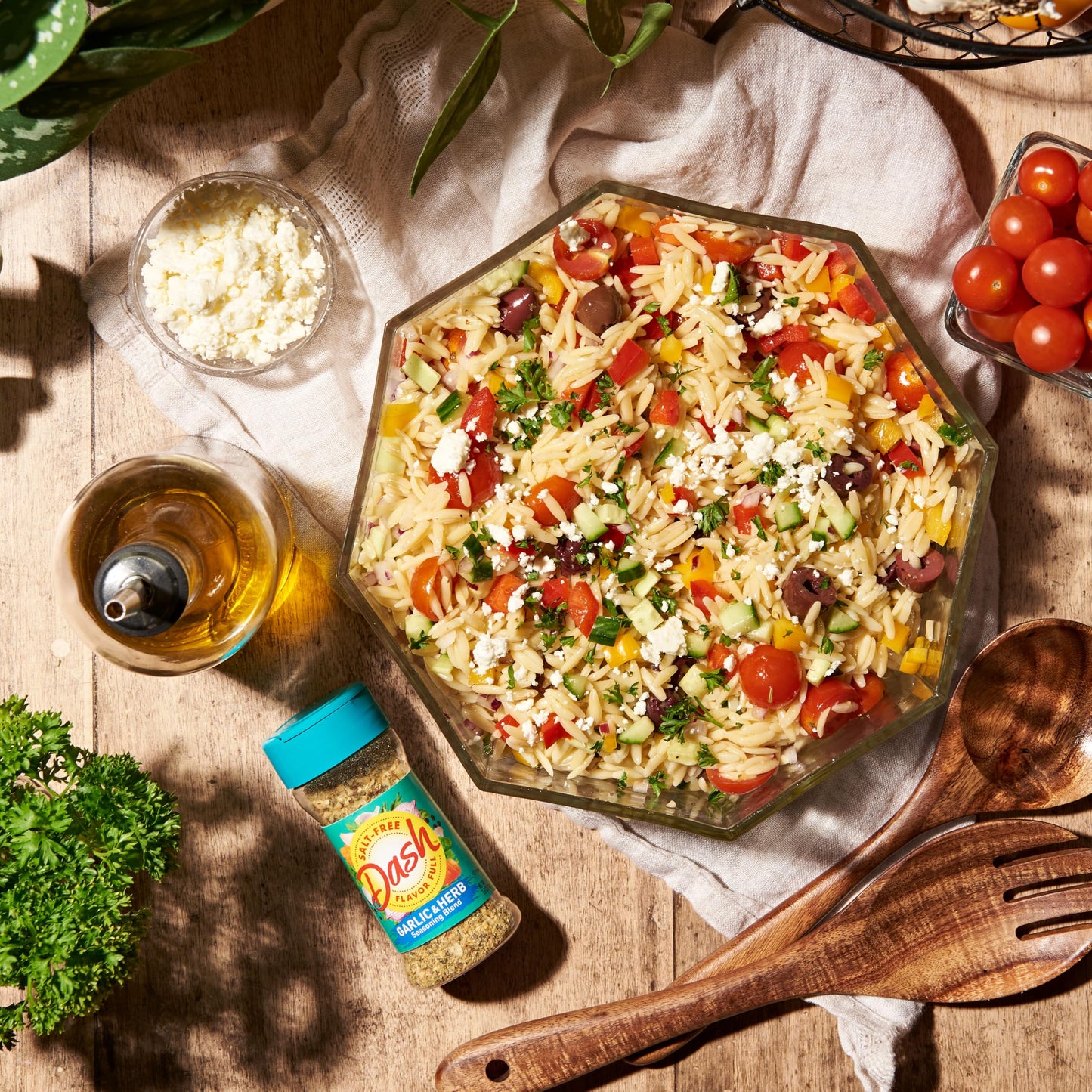 Dash Salt-Free Seasoning Blend, Garlic & Herb, 2.5 Ounce (Pack Of 8)