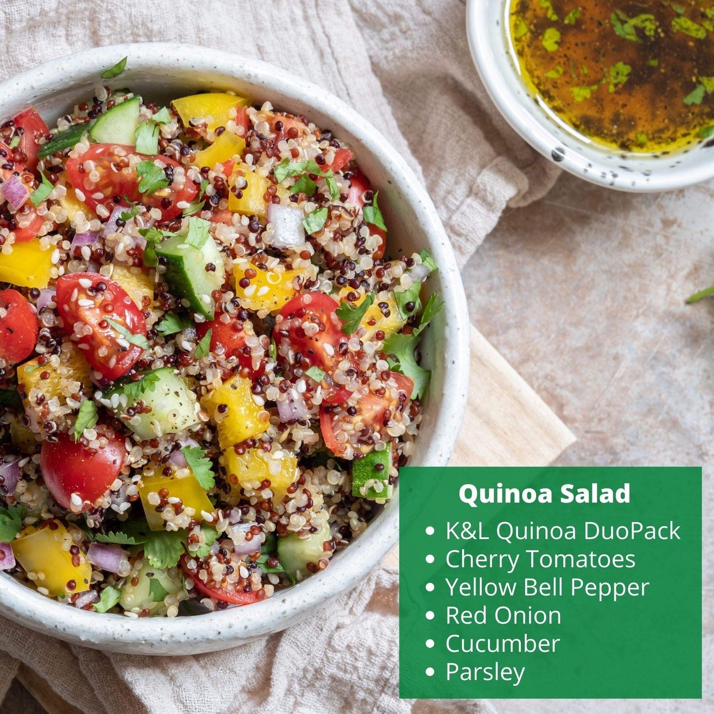 Quinoa Quick Cups (Fully Cooked Red & White Quinoa 12-Cups)