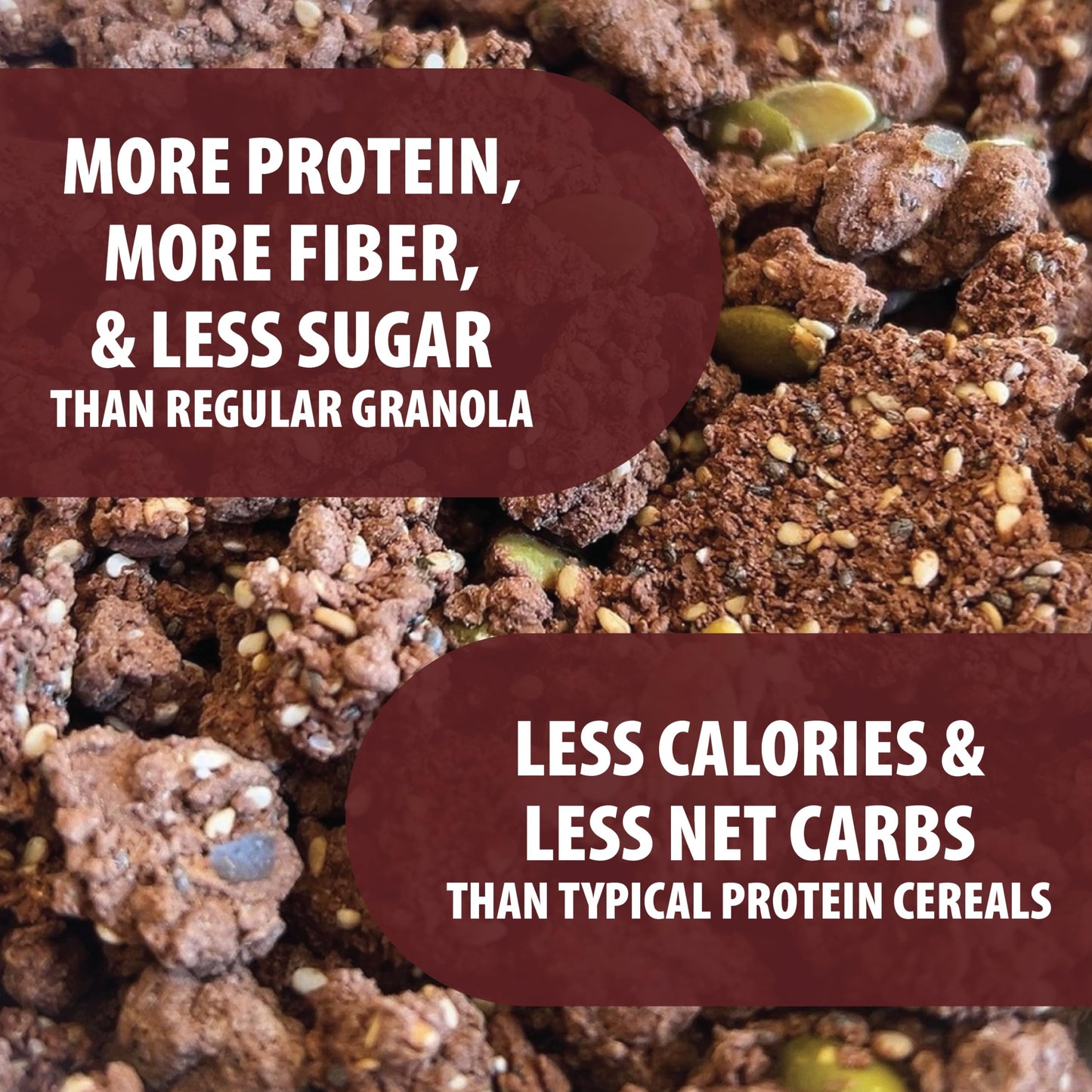 Julian Bakery Progranola Cereal | Chocolate | 10G Protein | Paleo | 2 Net Carbs | Gluten-Free | Grain-Free | 17 Servings