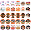 Crazy Cups Perfect Samplers Flavored Coffee Pods Variety Pack Including Flavors like French Vanilla Caramel Macchiato & Chocolate Coffee 30 Count