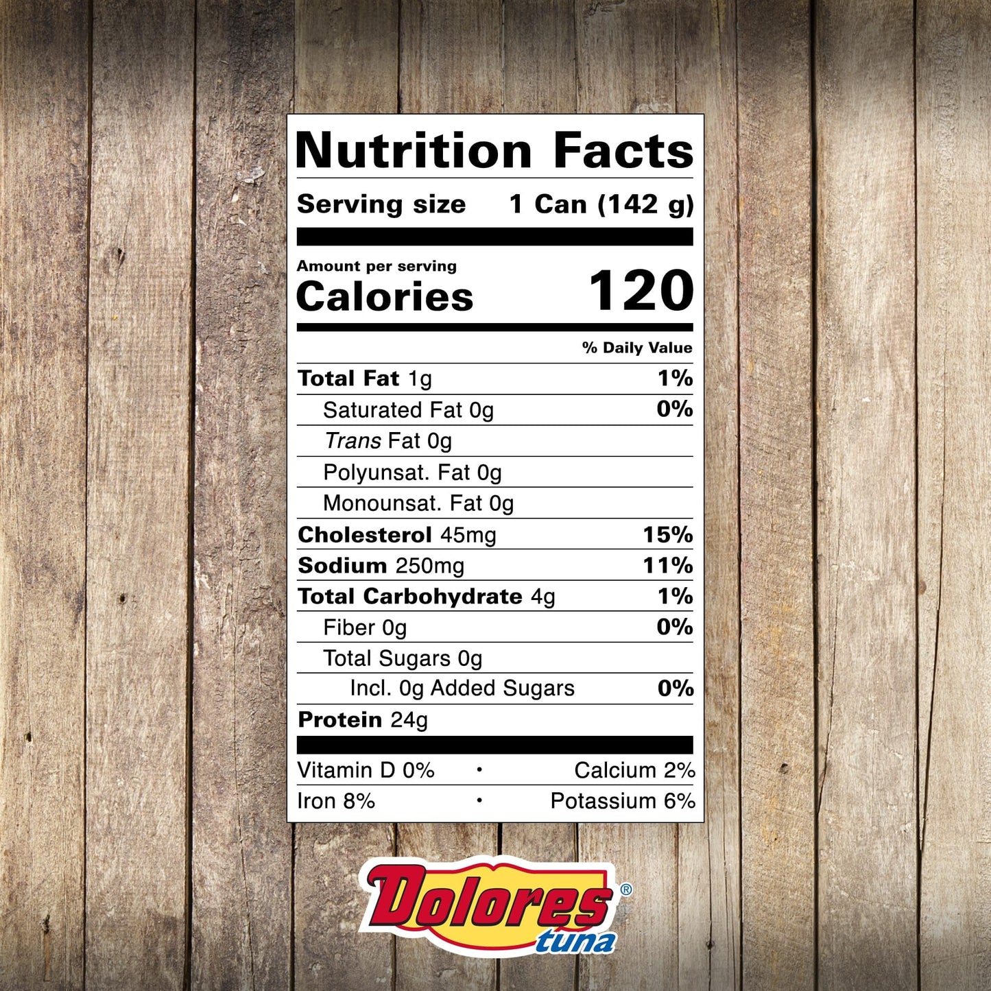 Dolores Tuna Chunk Light Yellowfin Tuna In Water, 5Oz Canned Tuna (Pack Of 1)