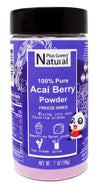 Npg Freeze Dried Acai Berry Juice Powder 7 Ounces, Superfood Acai Berries Purple Powder For Drinks And Food Coloring, Non-Gmo, N
