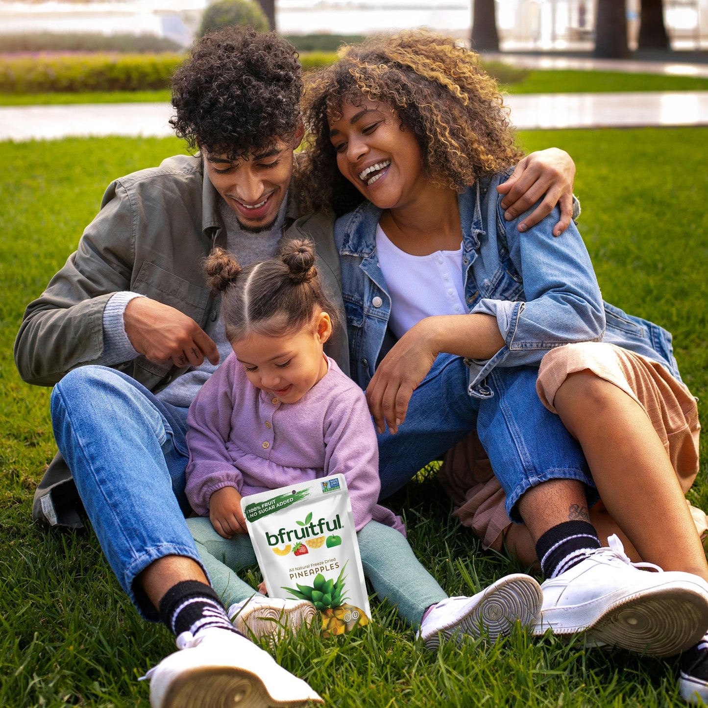 Bfruitful Freeze-Dried Pineapple, Freeze Dried Fresh Fruit Bites, Gluten Free, Vegan, Dairy Free, Kosher, No Sugar Added, Non Gm