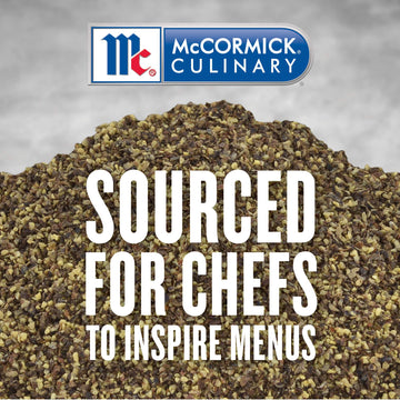 Mccormick Culinary Shaker Grind Black Pepper, 16 Oz - One 16 Ounce Container Of Shaker Grind Black Pepper For Hot, Piney Flavors For Grilling And Cooking At Home