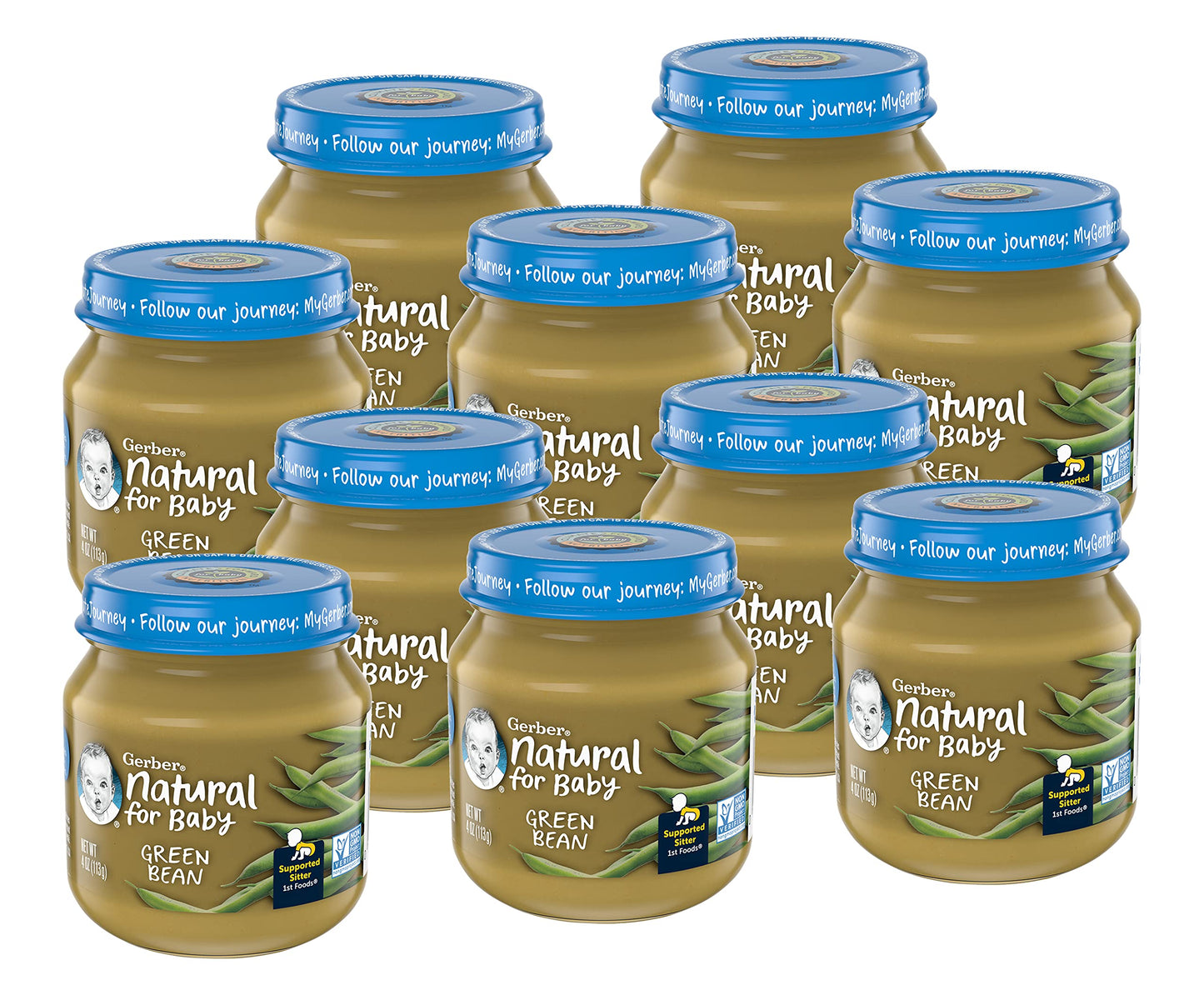 Gerber Natural for Baby 1st Foods Baby Food Jar (Green Bean)