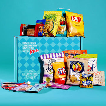 Gluten Free Palace Healthy Snack Variety Box - Mothers Day Gifts Gluten Free - Fathers Day Snack Box - Family, College Students