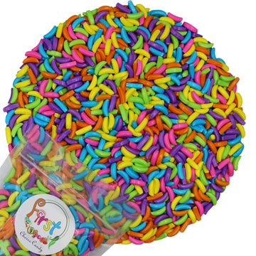 Firstchoicecandy Silly Banana Heads Classic Hard Candy (Assorted Rainbow, 2 Pound)
