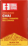 Equal Exchange Organic Tea Blk Chai W/Spice, 20 Ct