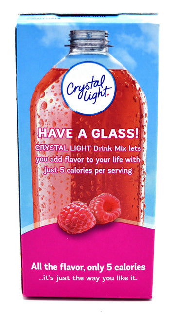 Crystal Light On The Go Raspberry Ice Drink Mix, 10-Packet Box (Pack Of 6)