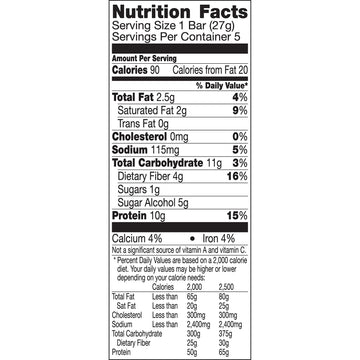 Protein One 90 Calorie Chocolate Chip Protein Bar , 4.8 Ounce (5 Count)