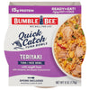 Bumble Bee Quick Catch Teriyaki Tuna & Rice Bowl, 6 Oz - Ready To Eat, Spork Included - 15G Protein Per Serving - No Artificial Flavors - Good Source Of Fiber