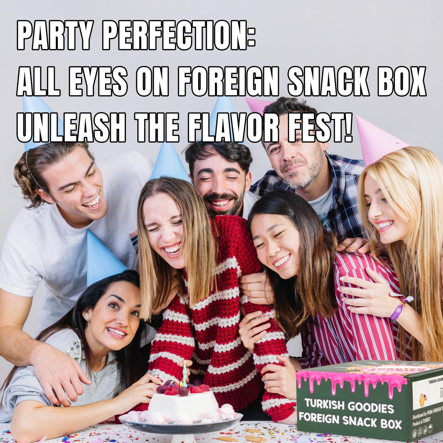 Turkish Goodies Snack Box - Snack From Around The World Box - Exotic Foreign Snacks & Candy - International Snack Box for Colleg