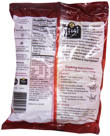 Thai Kitchen Instant Rice Noodle Soup Mild Spring Onion - 1.6 oz4