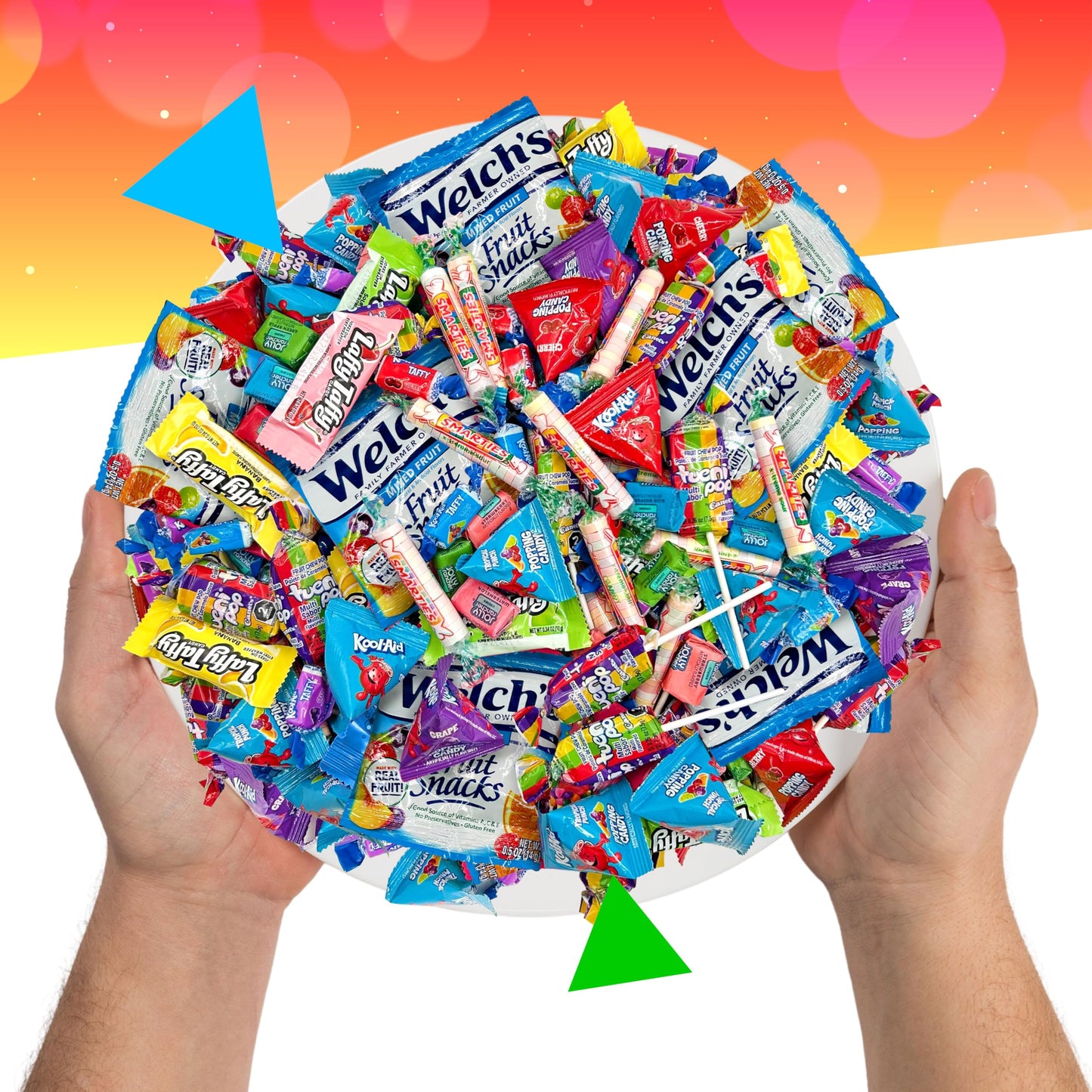 Easter Candy Mix - Pinata Stuffers | 3 Pound Bag | Smarties, Kool-Aid, Tueni Pops, Fruit Chews (Approx. 220 Count)
