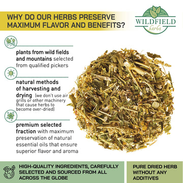 1.8 Oz. Goldenrod Tea Herb Golden (Solidago Virgaurea L.) - 50G Dried Golden Rod Herbs Herbal Tea