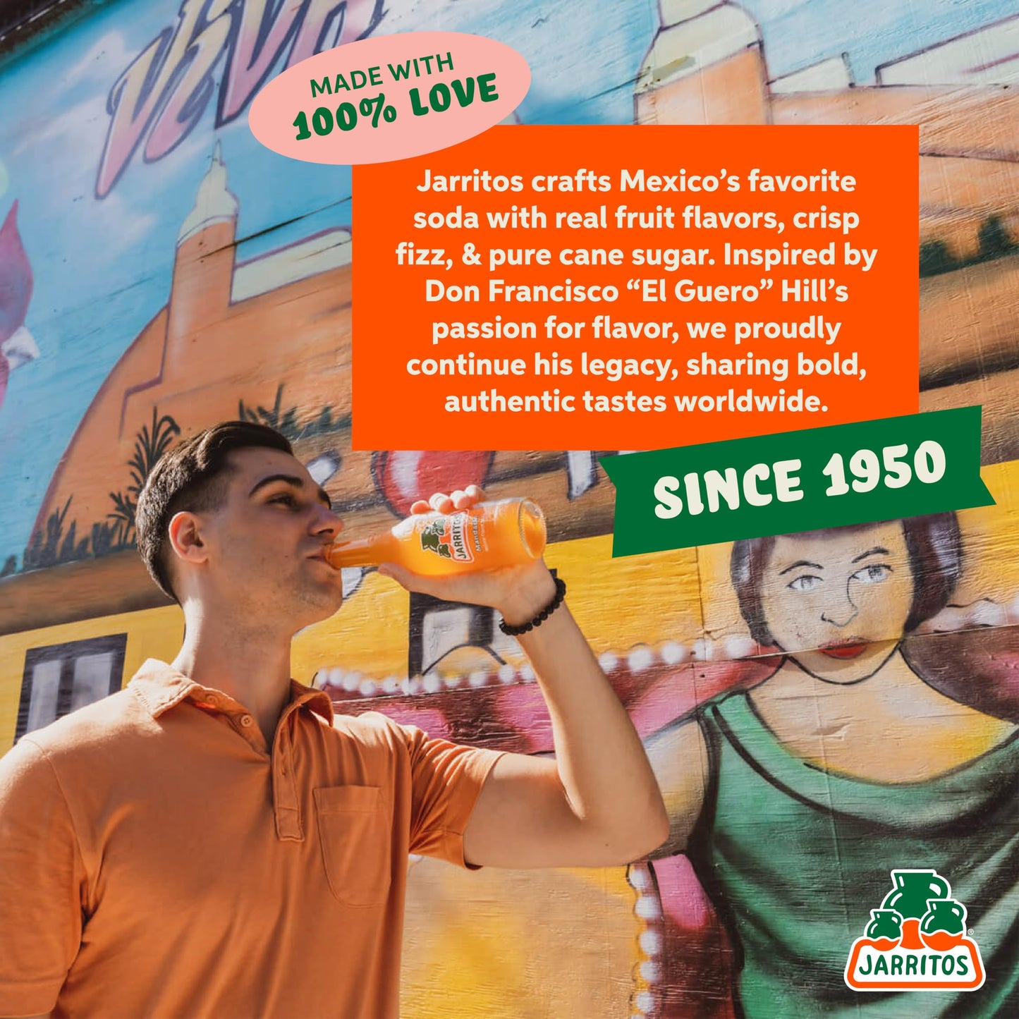 Jarritos Grapefruit Soda, 24 Pack Of 17.7 Oz Bottles (524Ml), Authentic Mexican Soft Drink, Grapefruit Flavor
