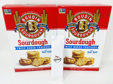 Sourdough Twice Baked Crackers With Sea Salt 2-5oz PACK