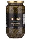 Mina Capers Non Pareil 33.5 oz, Perfect Mediterranean Seasoning or Garnish, Made with only Capers, Water, Vinegar and Sea Salt,