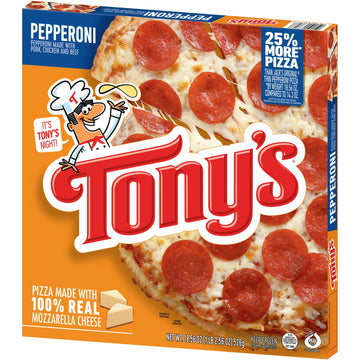 Tonys Pizzeria Style Pizza Pepperoni, 18.56 Ounce -- 16 Per Case.