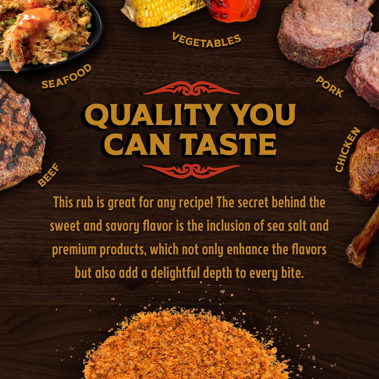 Big Poppa Smokers Sweet Money BBQ Rub - Gluten-Free Pork Seasoning - 14 Oz Shaker